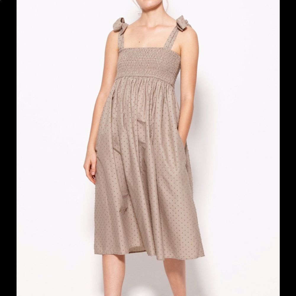 Marysia Lahaina Dress. Stone